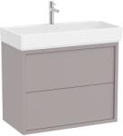 Roca Set mobilier baie (masca si lavoar cu doua sertare) Roca Tura 80x43xH60 cm, gri (light noble grey) (A852033559)