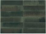 Marazzi Gresie interior portelanata verde 6x24 cm, Marazzi Lume Forest Lux (MA9M)