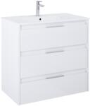 Roca Set mobilier baie (masca si lavoar cu trei sertare) Roca Alpine 80x46xH74 cm, alb lucios (A852017806)