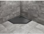 Radaway Cadita dus pentagonala Radaway Doros PT Stone 100x100 cm, negru (acril aspect piatra) (SDRPT1010-01-54S)