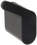Bemeta Organic Cuier baie 4 cm, varianta stanga, negru (167106190L)