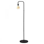 GloboStar Lampa de podea Î151xL25cm. cu Soclu pentru Bec E27 Negru 204-0053 (204-0053)