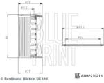 BLUE PRINT Filtru hidraulic, cutie de viteze automata BLUE PRINT ADBP210215 (ADBP210215)