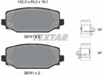 TEXTAR set placute frana, frana disc TEXTAR Q+ 2674101 (2674101)