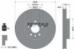 TEXTAR Disc frana TEXTAR PRO 92196903 (92196903)