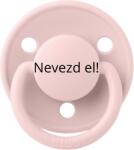 BIBS Névre szóló BIBS De Lux cumi - púderrózsaszín