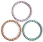 mushie Gyöngy rágóka - lila-türkiz-barack