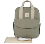 Walking Mum Pelenkázó hátizsák - Pöttyös (Olíva)