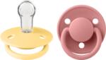 BIBS De Lux - krémsárga/tearózsa (2 db)