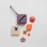 BIBS szilikon cumitartó - mályva