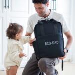 Walking Mum Pelenkázó hátizsák - Eco Dad XL (Fekete)