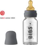 BIBS üveg cumisüvegszett - grafit - 110 ml
