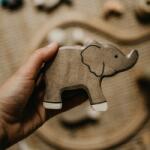 Holztiger - Kicsi elefánt fajáték