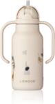 LIEWOOD Kimmie gyerek szívószálas kulacs (250 ml) - szafari (homok)