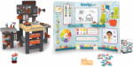 Smoby Set atelier de lucru cu trei părți și școală cu clasă Black&Decker Mega Center Smoby pentru preșcolari cu alfabet (SM360726-20) Set bricolaj copii
