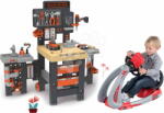 Smoby Set atelier de lucru cu trei părți și simulator V8 Driver Black&Decker Mega Center Smoby simulator electronic (SM360726-17) Set bricolaj copii