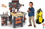 Smoby Set atelier de lucru cu trei părți Black&Decker Mega Center Smoby și aparat de spălat cu apă sub presiune (SM360726-19) Set bricolaj copii