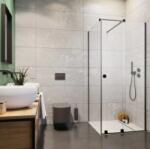 Radaway Cabina dus Radaway Furo Black Kdj RH 90x80xH200 cm, dreapta (10104442-54-01RU,10110460-01-01,10113080-01-01)