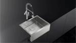 Strohm Teka Chiuveta bucatarie Teka American Professional, front inox masiv, 595x468mm, adancime cuva 20cm, SilentSmart, inox (60 M-XP 1B)