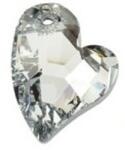 Swarovski Devoted 2 U Heart Swarovski medál - Comet Argent Light V-ezüstös-27 mm