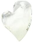 Swarovski Devoted 2 U Heart Swarovski medál - Crystal - fehér-17 mm