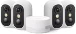 Anker Kit Supraveghere Video eufy 4 camere C35 Full HD Wireless IP67 Color Night Vision + HomeBase Mini Alb (E8110425)