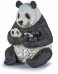 Papo Figurina Urs Panda Sezand Cu Pui In Brate (50196) Figurina