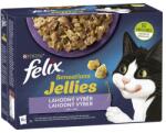 FELIX Sensations tasakos eledel ízesített kocsonyában bárányból, makrélából, heringből és pulykából 72 x 85 g