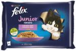 FELIX Junior Fantastic zacskós eledel, ízletes válogatás kocsonyában 36 x 85 g