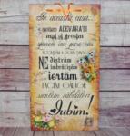 Brunofunnyshop Tablou mesaj motivational IN ACEASTA CASA