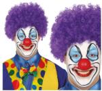 Brunofunnyshop Peruca afro clown violet