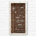 Brunofunnyshop Tablou mesaj motivational VIATA E O SANSA