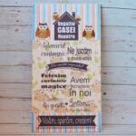 Brunofunnyshop Tablou mesaj motivational REGULILE CASEI NOASTRE