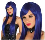Brunofunnyshop Peruca albastru marin par drept