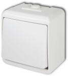 GAO Aquastar 2 pólusú kapcsoló, fehér IP54 22181