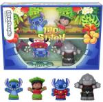 Mattel Set 4 figurine Fisher Price Little People Collector - Disney Lilo & Stitch Figurina