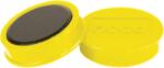 Nobo Fehértábla mágnes 10db, 38mm átmérő, sárga (1915316) (1915316)