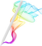 Techsuit Telefonok és Tabletek Fehér Techsuit Stylus Pen (T1) - Aktív, Bluetooth, Type-C, 130mAh