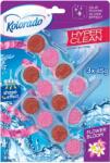 Kolorado Hyper Clean TRIO kosaras toalett block 3x45g Virág