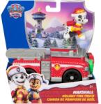 PAW Patrol Set figurina si vehicul Paw Patrol - Marshall, cu accesorii de Craciun Figurina