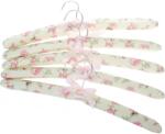 4-Home Set de 5 umerașe textile Flori, roz, roz