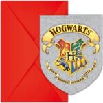 GoDan Harry Potter Hogwarts Houses party meghívó 6 darabos FSC (488931) (488931)