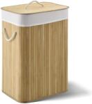 Juskys Bambusz szennyestartó kosár 72 l fedéllel és zsákkal (300341)
