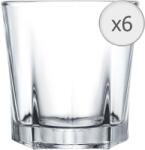 Domotti Delight Quadro pohár készlet, 215 ml, 6 db