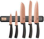 Berlinger Haus Metallic Rosegold Line 6 részes rozsdamentes acél késkészlet titán bevonattal, mágnes (BH-2614A)