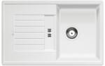 BLANCO ZIA 45 S silgránit mosogatótálca, dugókiemelő nélkül (FEHÉR)