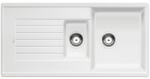 BLANCO ZIA 6S silgránit mosogatótálca, dugókiemelő nélkül (FEHÉR)