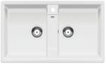 BLANCO ZIA 9 silgránit mosogatótálca, dugókiemelő nélkül (FEHÉR)