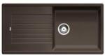 BLANCO ZIA XL 6S silgránit mosogatótálca, dugókiemelő nélkül (KÁVÉ)