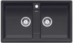 BLANCO ZIA 9 silgránit mosogatótálca, dugókiemelő nélkül (ANTRACIT)